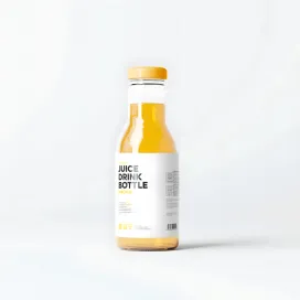 Glass Juice Bottle